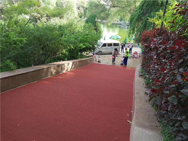 郴州彩色路面施工